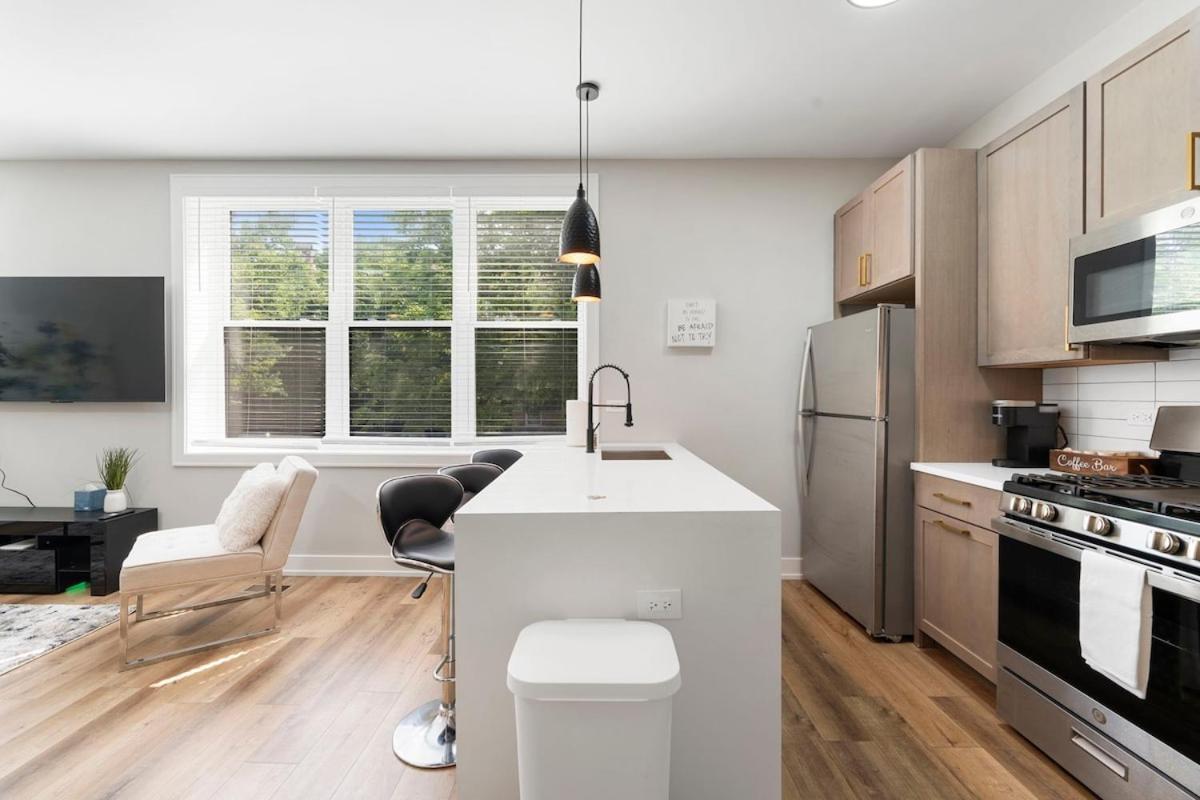 2 Bed & 3 Bath Chicago Condo Exterior foto